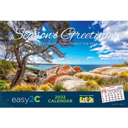 Easy-2C Wall Calendar 324 x 220mm Month To View