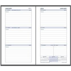 Debden Financial Year Personal Dayplanner 96 x 172mm Refill Week To View