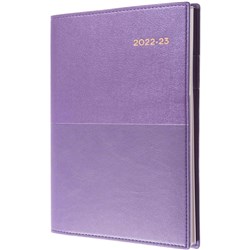 Collins Vanessa Financial Year Diary A5 Day to Page Purple