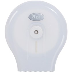 Livi Toilet Roll Dispenser Single White