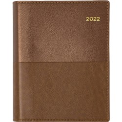 Collins Vanessa Diary A6 Day To Page Brown