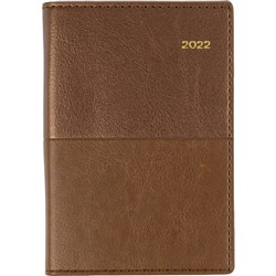 Collins Vanessa Pocket Diary B7R Week To View Brown