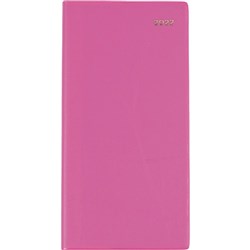 Collins Belmont Colours Diary B6/7 Slimline Week To View Pink