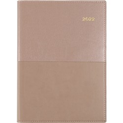 Collins Vanessa Diary A5 Month To View With Notes Rose Gold