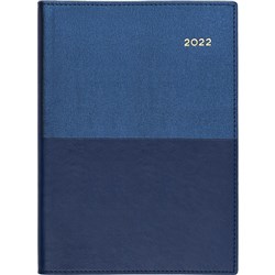 Collins Vanessa Diary A5 Month To View With Notes Blue