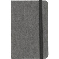 Debden Designer Diary D36 Week To View Textured Charcoal