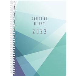 Collins Colplan Student Diary A5 Week To View Spiral Bound Geo Triangle