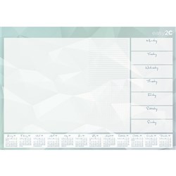 Easy-2C Desk Pad 600 x 420mm Week To View