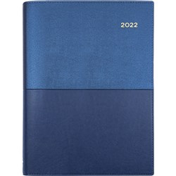 Collins Vanessa Diary A4 Day To Page Blue