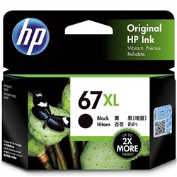 HP 67XL 3YM57AA Ink Cartridge High Yield Black High Yield Black