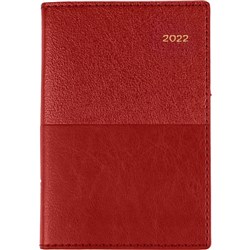 Collins Vanessa Pocket Diary B7R Week To View Red