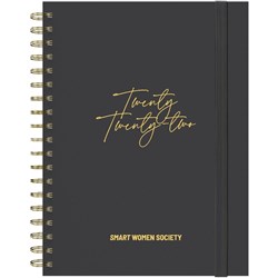 Collins Smart Women Society Diary 176 x 250mm Week To View Black