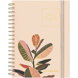 Collins Smart Women Society Diary 176 x 250mm Week To View Peach