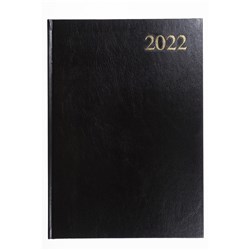 Collins Essential Diary A5 Day To Page Black