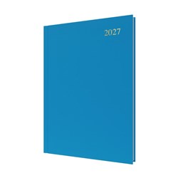 Collins Essential Diary A4 Day To Page Light Blue