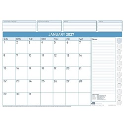 Sasco Deluxe Desk Planner Refill 510 x 440mm Month To View White