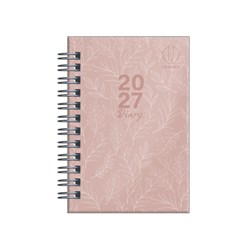 Upward Fashion Diary A7 Week To View Pink