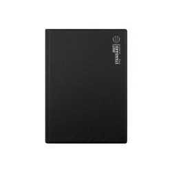 Upward Standard Diary B5 Day To Page Black