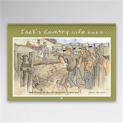 Easy -2C Wall Calendar 337 x 240mm Month To View Jock's Country Life