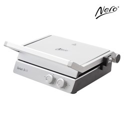 Nero Sandwich Press And Contact Grill Silver