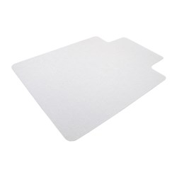 Floortex Chair Mat For Hard Floor 90 x 121cm Keyhole Clear