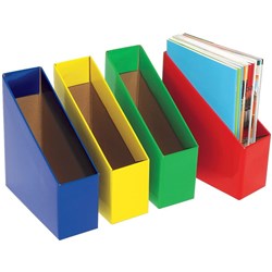 Marbig Book Boxes Large 170W x 250D x 270mmH Blue Pack Of 5