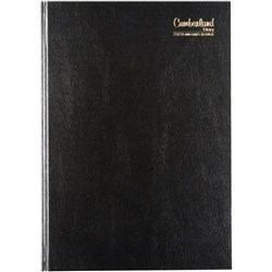 Cumberland Classic Diary A4 2 Days To A Page Black
