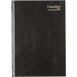 Cumberland Classic Diary A5 Day To Page Black