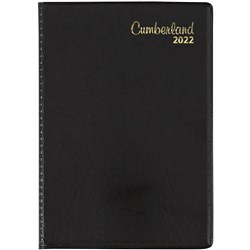 Cumberland Pocket Diary A7 Week To View Black