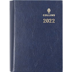 Collins Sterling Diary A7 Day To Page With Pencil Blue