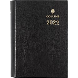 Collins Sterling Diary A7 Day To Page With Pencil Black