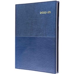 Collins Vanessa Financial Year Diary A4 Day To Page Blue