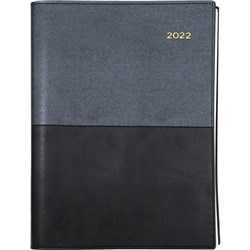 Collins Vanessa Diary A4 Day To Page Black