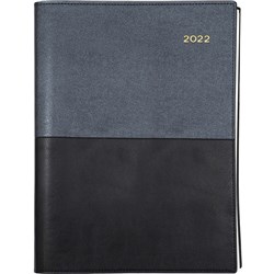 Collins Vanessa Diary A5 Day To Page Black