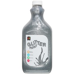 EC Glitter Paint 2 Litres Silver