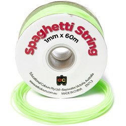 EC Spaghetti String 1mmx60m Pale Green