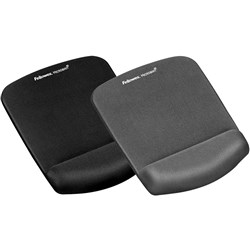 Fellowes PlushTouch Mouse Pad Wrist Rest Black