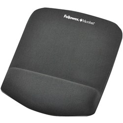Fellowes PlushTouch Mouse Pad Wrist Rest Graphite