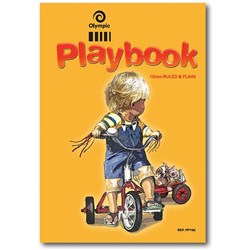 Olympic PP106 Playbook 335 x 240mm 10mm Ruled And Plain 64 Page