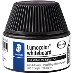 Staedtler Lumocolor 351 Whiteboard Marker Refill Station Black