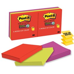 Post-It R330-ANPop-Up Notes Refill 73 x 73mm Capetown Colours Pack Of 6