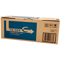 Kyocera TK-584C Toner Cartridge Cyan