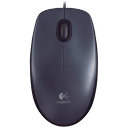 Logitech M90 Optical Wired Mouse Black
