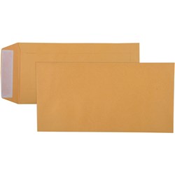 Cumberland Plain Envelope Pocket DLX 120 x 235mm Strip Seal Gold Box Of 500