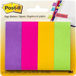 Post-It Page Markers 22x73mm Jaipur Assorted 50 Sheet Pad Pack of 4