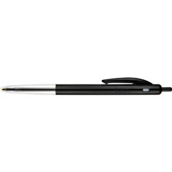 Bic Clic M10 Xtra Life Ballpoint Pen Retractable Medium 1mm Black Pack of 10