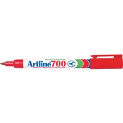 Artline 700 Permanent Marker Fine Bullet 0.7mm Red