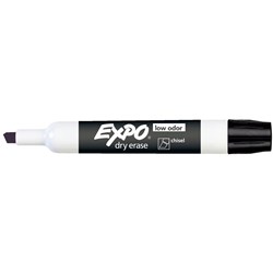 Expo Dry Erase Whiteboard Marker Chisel Black