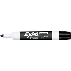 Expo Dry Erase Whiteboard Marker Bullet 2mm Black