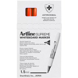 Artline Supreme Whiteboard Marker Bullet 1.5mm Orange